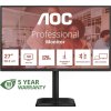 AOC MT 27" 27E4CV - 1920x1080,IPS,120Hz,1xHDMI,1xDP,USBhub,USB-C,PD,RJ45,Repro,Pivot