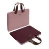 tomtoc Light-A21 Dual-color Slim Laptop Handbag, 13,5 Inch - Raspberry