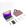 tomtoc Light-A21 Dual-color Slim Laptop Handbag, 13,5 Inch - Raspberry