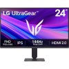 LG MT IPS LCD LED 23,8" 24G411A-B - IPS panel, 1920 x 1080, 144Hz, 5ms, G-sync, HDMI, DP