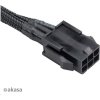 Predlžovací kábel AKASA FLEXA V6 k 6pin VGA PSU, 40 cm