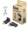 Club3D set adapterů USB-C Gen2 angled adapter set of 2, 4K120Hz, 240W, (M/F)