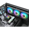 THERMALTAKE Vodní chladič LA360 ARGB, 3x120mm ARGB, LGA1851, AM5, černá