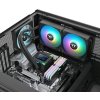 THERMALTAKE Vodní chladič LA240-S ARGB, 2x120mm ARGB, LGA1851, AM5, černá