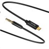 Audio kábel Baseus série Yiven USB-C / 3,5 mm Jack 1,2 m, čierny