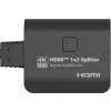 PremiumCord HDMI 2.0 Mini splitter 1-2 Pigtail 4Kx2K@60Hz HDCP2.2 Downscaler
