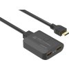 PremiumCord HDMI 2.0 Mini splitter 1-2 Pigtail 4Kx2K@60Hz HDCP2.2 Downscaler