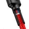 Nabíjací/dátový kábel Baseus Cafule Series USB-C na USB-C PD2.0 60W Blesk 2m, červený