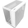 NZXT skříň H9 Flow dvoukomorová ATX / 4x120mm fan / až 10xfan / perforovaný top / proskl. bočnice, front / bílá
