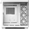 NZXT skříň H9 Flow dvoukomorová ATX / 4x120mm fan / až 10xfan / perforovaný top / proskl. bočnice, front / bílá