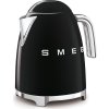 Smeg KLF03BLEU rychlovarná konvice, 1,7 l, (7 šálků), 2400 W, styl 50. let, černá