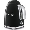Smeg KLF03BLEU rychlovarná konvice, 1,7 l, (7 šálků), 2400 W, styl 50. let, černá