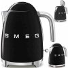 Smeg KLF03BLEU rychlovarná konvice, 1,7 l, (7 šálků), 2400 W, styl 50. let, černá