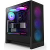 NZXT skříň H5 Flow RGB edition / 1x360 mm RGB core fan / 1x120mm / USB 3.0 / USB-C 3.1 / průhledná bočnice / mesh /černá