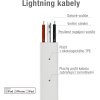AVACOM MFI-120W Kábel USB na Lightning, certifikácia MFi, 120 cm, biely