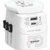 SKROSS cestovní adaptér PRO Light USB AC45PD - World, UK+USA+AUS/CN, univerzální, uzemněný, USB A+C 45W