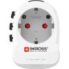 SKROSS cestovní adaptér PRO Light USB AC45PD - World, UK+USA+AUS/CN, univerzální, uzemněný, USB A+C 45W