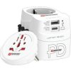 SKROSS cestovní adaptér PRO Light USB AC45PD - World, UK+USA+AUS/CN, univerzální, uzemněný, USB A+C 45W