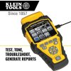 KLEIN TOOLS - VDV Scout® Pro Max Tester s přijímačem Set - 20x RJ45, 20x F-konektor