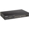 D-Link DGS-1100-10MPV2 10portový gigabitový inteligentný riadený prepínač PoE+, 8x gigabit PoE, 2x SFP, rozpočet PoE 130 W