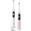 Oral-B iO Series 6 Duo White & Pink Sand set elektrických zubních kartáčků, 5 režimů, AI, časovač