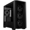 ASUS case A23 PLUS TG ARGB, Mini Tower, průhledná bočnice, 4x120mm ARGB Fan, černá