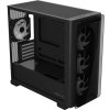 ASUS case A23 PLUS TG ARGB, Mini Tower, průhledná bočnice, 4x120mm ARGB Fan, černá