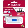 TRANSCEND Flash disk 128 GB JetFlash®790, USB 3.1 (R:90/W:40 MB/s) biela/modrá