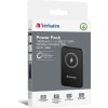 VERBATIM Powerbanka Charge 'n' Go, Magnetická, 10000 mAh, USB-C, Černá