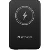VERBATIM Powerbanka Charge 'n' Go, Magnetická, 10000 mAh, USB-C, Černá
