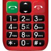 EVOLVEO Mobilní telefon pro seniory s nabíjecím stojánkem EasyPhone ET, červená