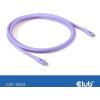 Club3D Kabel USB-C 4.0, 20Gbps, 4K60Hz, PD 240W, 2m, fialová