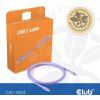 Club3D Kabel USB-C 4.0, 20Gbps, 4K60Hz, PD 240W, 2m, fialová