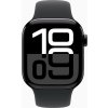 Apple Watch Series 10 GPS 42mm Jet Black Aluminium Case with Black Sport Band - S/M