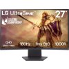 LG MT VA LCD LED 27" 27GS60QC - VA panel, 1ms, 180Hz, 2560x1440, 2xHDMI, DP, zakriven, AMD freesync, HDR10, sRGB 99%