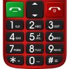 EVOLVEO Mobilní telefon pro seniory s nabíjecím stojánkem EasyPhone FL, červená