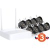 Tenda K8W-3TC - bezdrátový Wi-Fi kamerový set 2K (3MP), NVR + 8x IP kamera s LED, CZ aplikace