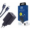 3mk Hyper Charger PD 45W+USB Cable C to C Black