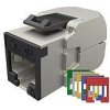 Solarix Samořezný keystone CAT6A STP SXKJ-10G-STP-RAL-SA, RAL FIT moduly, GROUND LOCK, Component Level a 4PPoE