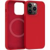ER POWER Silikonový kryt CARNEVAL SNAP pro iPhone 12/12 Pro s MagSafe - Červená