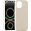 ER POWER Silikonový kryt CARNEVAL SNAP pro iPhone 12 Pro Max s MagSafe - béžová