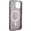 ER POWER Silikonový kryt CARNEVAL SNAP pro iPhone 12 Pro Max s MagSafe - šedá
