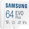 Karta Samsung micro SDXC 64GB EVO Plus + SD adaptér