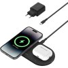 Belkin 2v1 Qi2 15W Magnetic Charging Pad, black