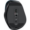 Genius Ergo 9000S/Ergonomická/Optická/Pro praváky/2 400 DPI/USB+BT/Černá-modrá