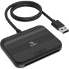 AKASA čtečka karet AK-CR-14BK, externí, USB