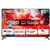CHiQ L40QH7G TV 40", QLED, Full HD, Google TV, Frameless, Dolby Audio, dbx-tv, HDR 10