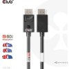 Club3D Kabel DisplayPort 2.1 na DisplayPort 2.1 VESA DP80, 4K240Hz/8K60Hz/10K30Hz HDR (M/M), 1.2m, černá