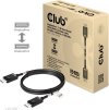 Club3D Kabel DisplayPort 2.1 na DisplayPort 2.1 VESA DP80, 4K240Hz/8K60Hz/10K30Hz HDR (M/M), 1.2m, černá