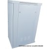 LEXI-Net 19" stojanový rozvaděč 42U 600x600 rozebiratelný, ventilační jednotka, termostat, kolečka, 600kg, sklo, šedý